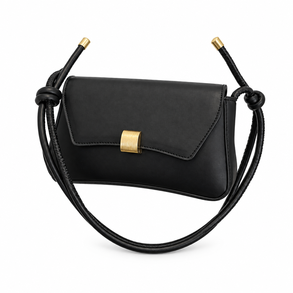 Black bag on white background