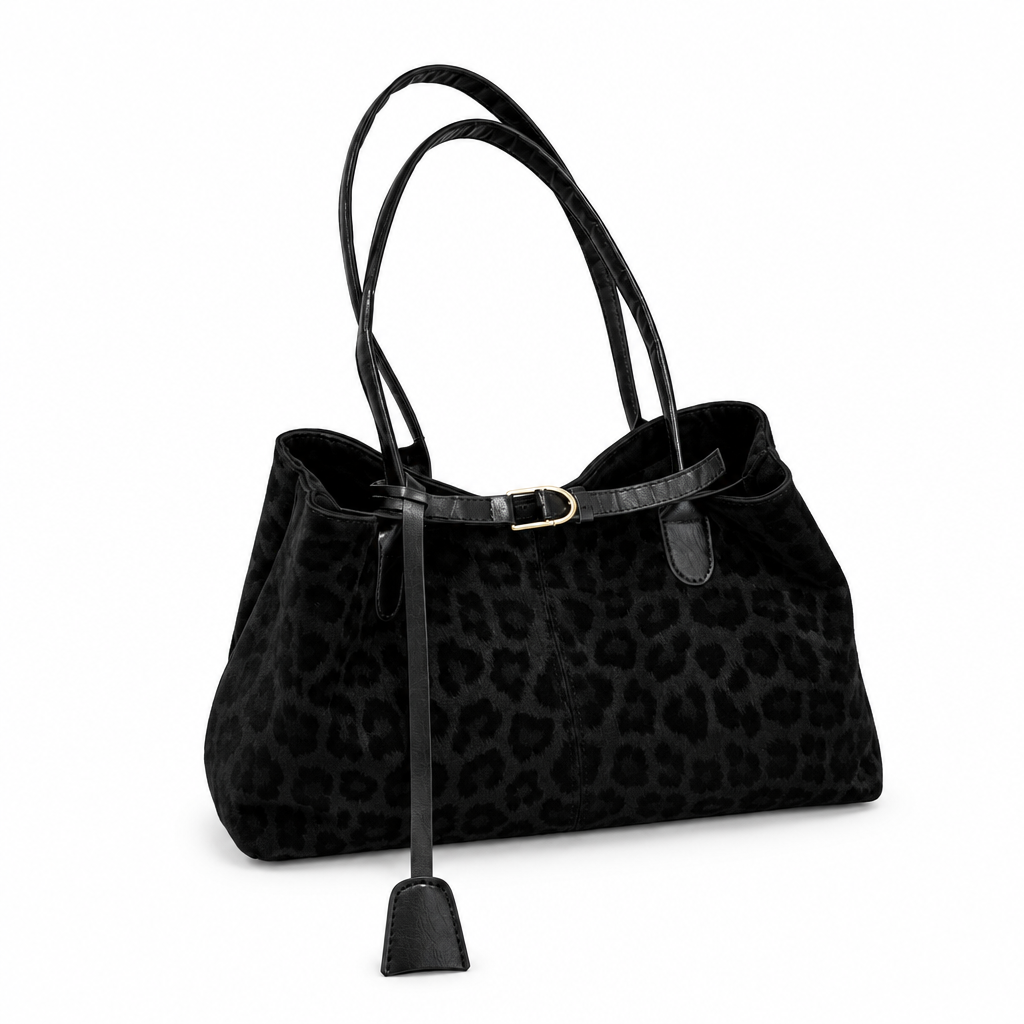 Black bag with white background